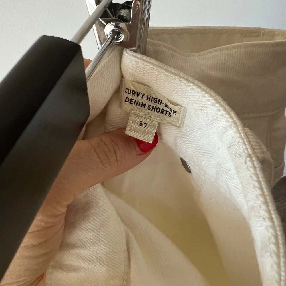 Madewell Curvy High-Rise Denim Shorts size 37 - Picture 11 of 11